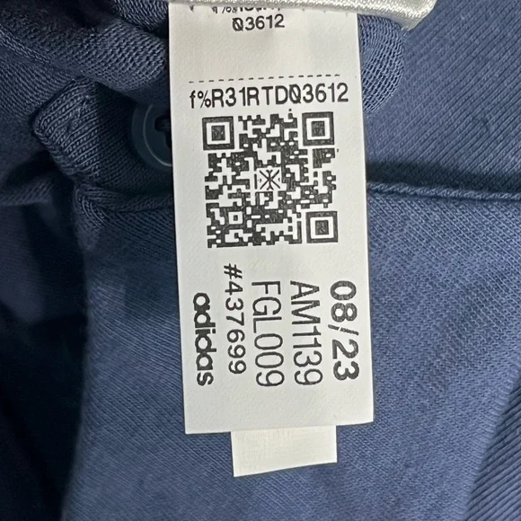 Boys 12 month Adidas Blue Polo Short Sleeve Jumpsuit Romper - Picture 10 of 11